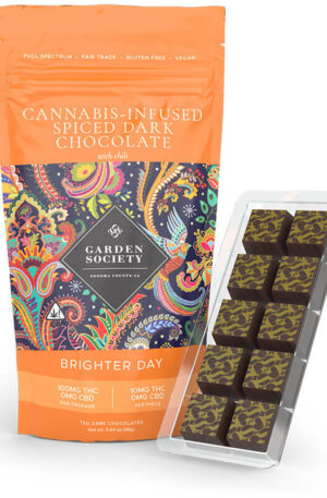 Cannabis Infused Spiced Dark Chocolate