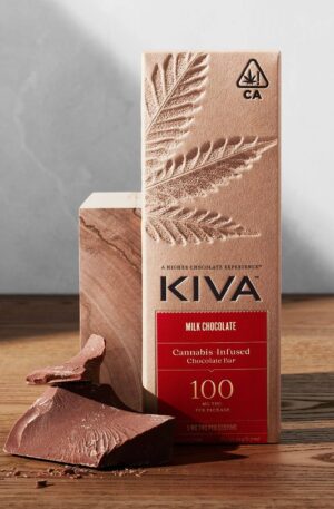 Kiva Milk Chocolate Bars 100mg THC