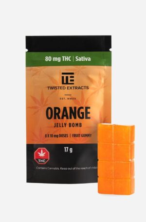 Orange Jelly Bomb 80mg THC