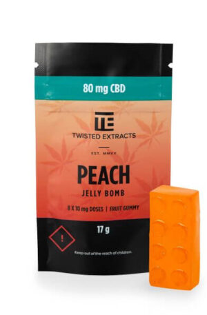 Peach CBD Jelly Bomb