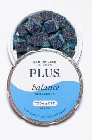 Plus CBD Balance Blueberry Gummies 700 MG CBD